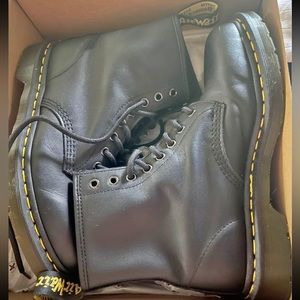 Doc Martens 1460 Black Leather Boots — Size 9
